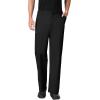 WonderWork Men’s V-neck Multi-Pocket Top & Men’s Cargo Pant Scrub Set + Badge Reel(Black)