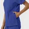Wink Women’s Women’s Drop Shoulder Tunic Scrub Top(Galaxy Blue)
