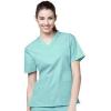 WonderWink womens Origins Bravo V-Neck Top, Hot Pink, Small