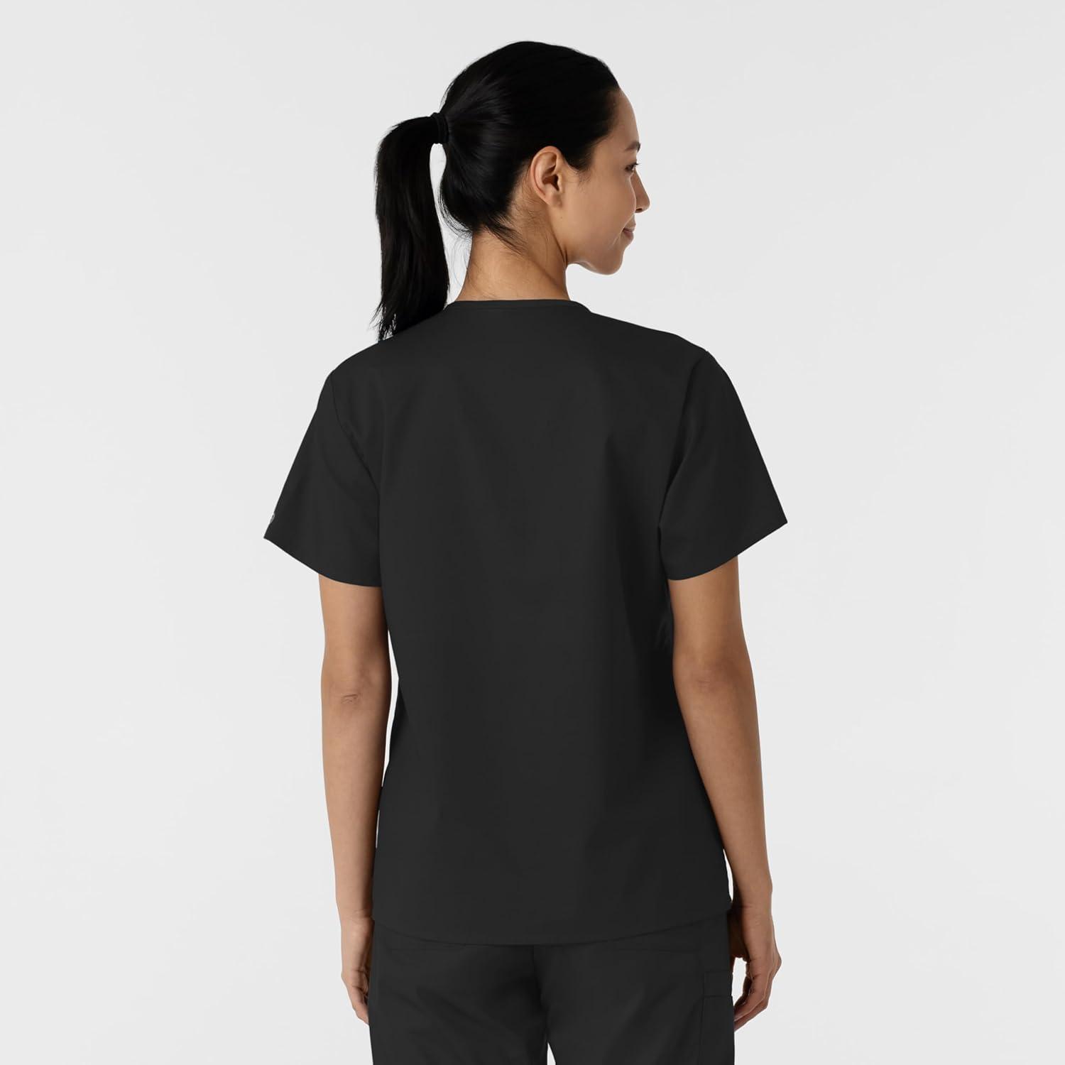 imageWINK Womens Scrub TopBlack