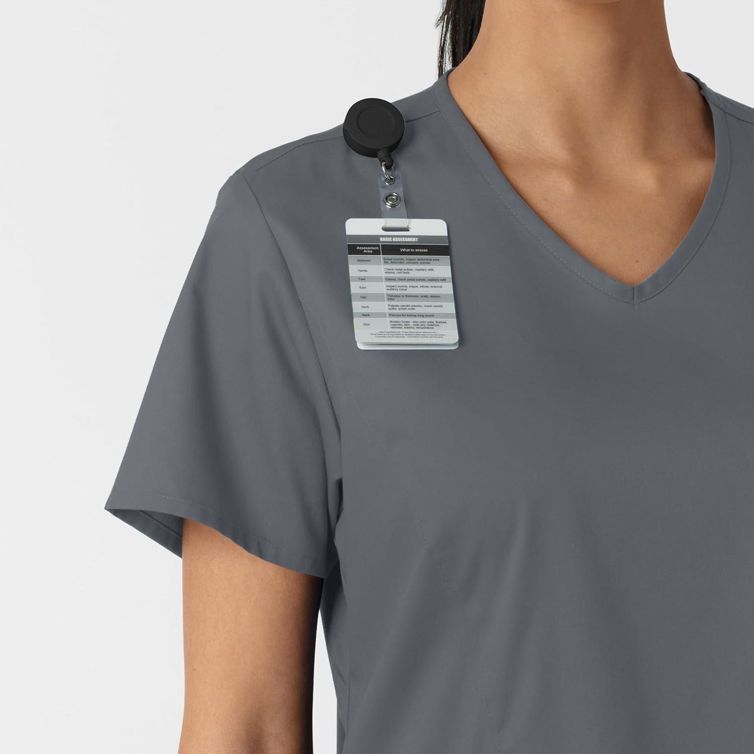 imageWINK Womens Scrub TopPewter