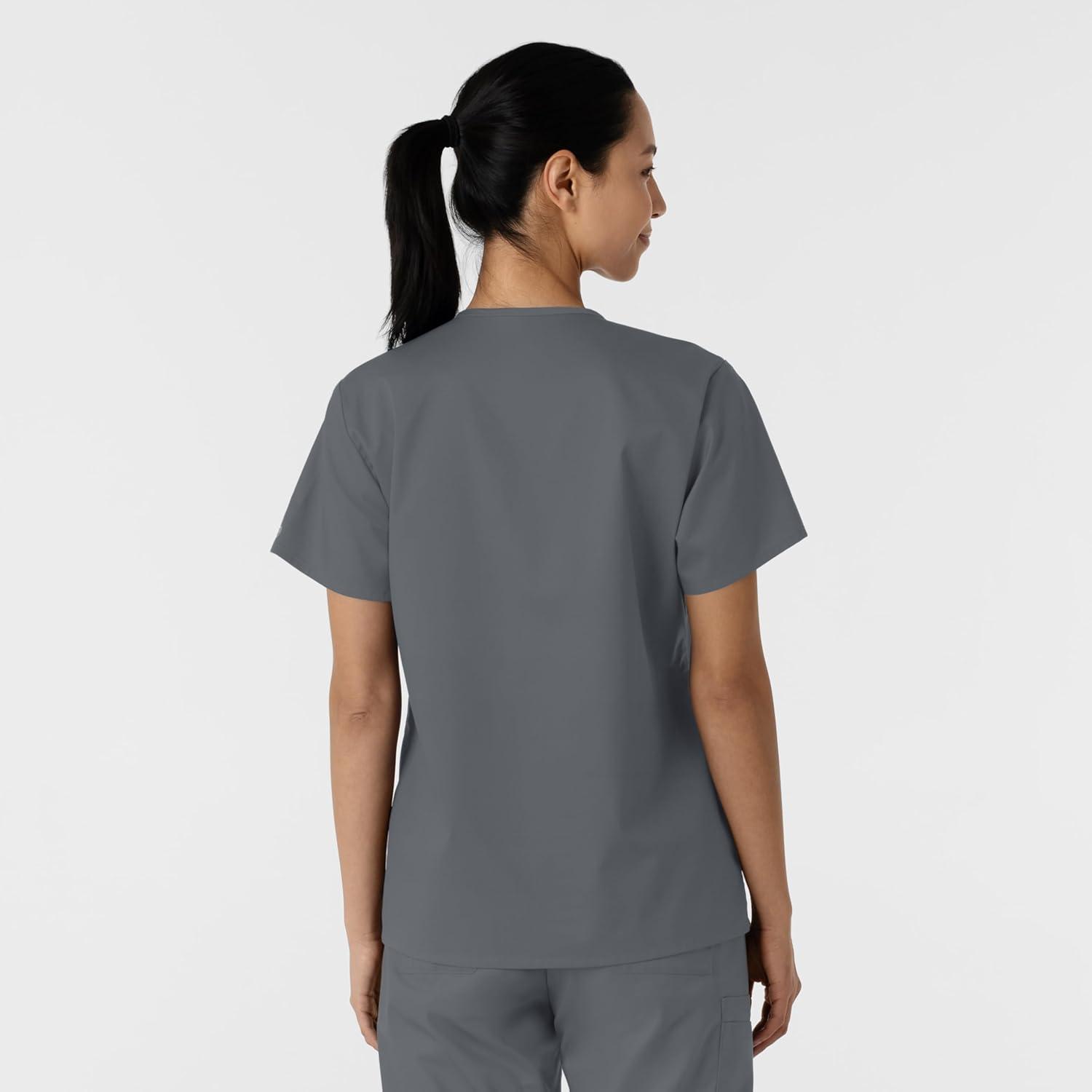 imageWINK Womens Scrub TopPewter