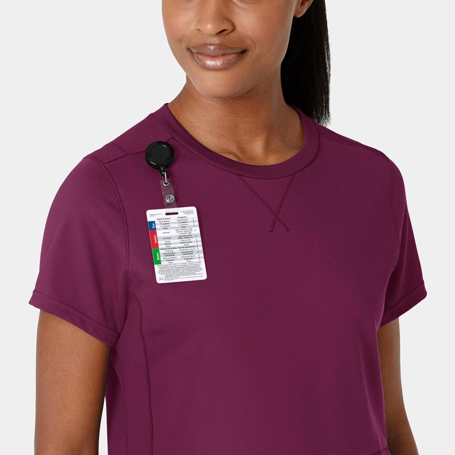 imageWink Womens Scrub TopWine
