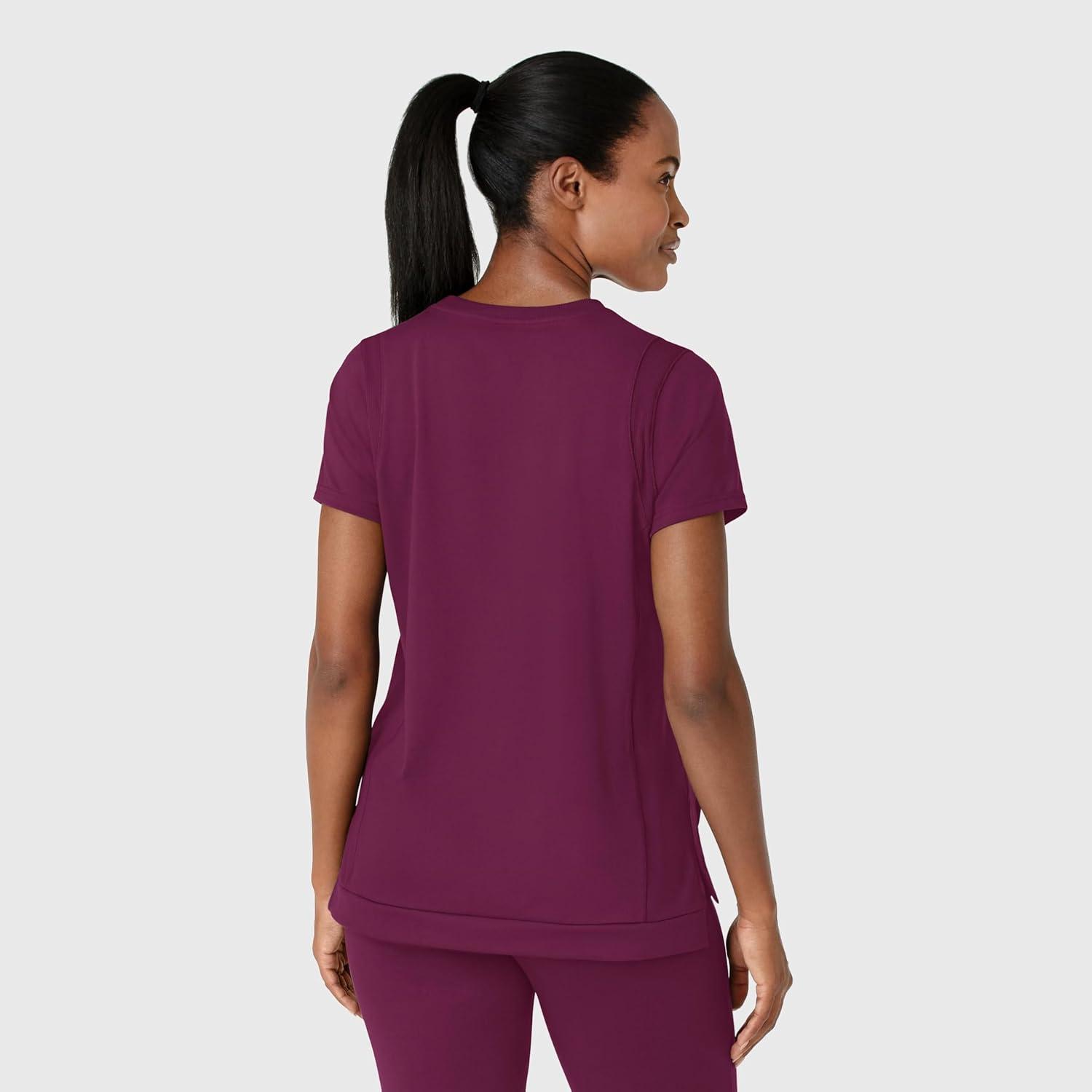 imageWink Womens Scrub TopWine