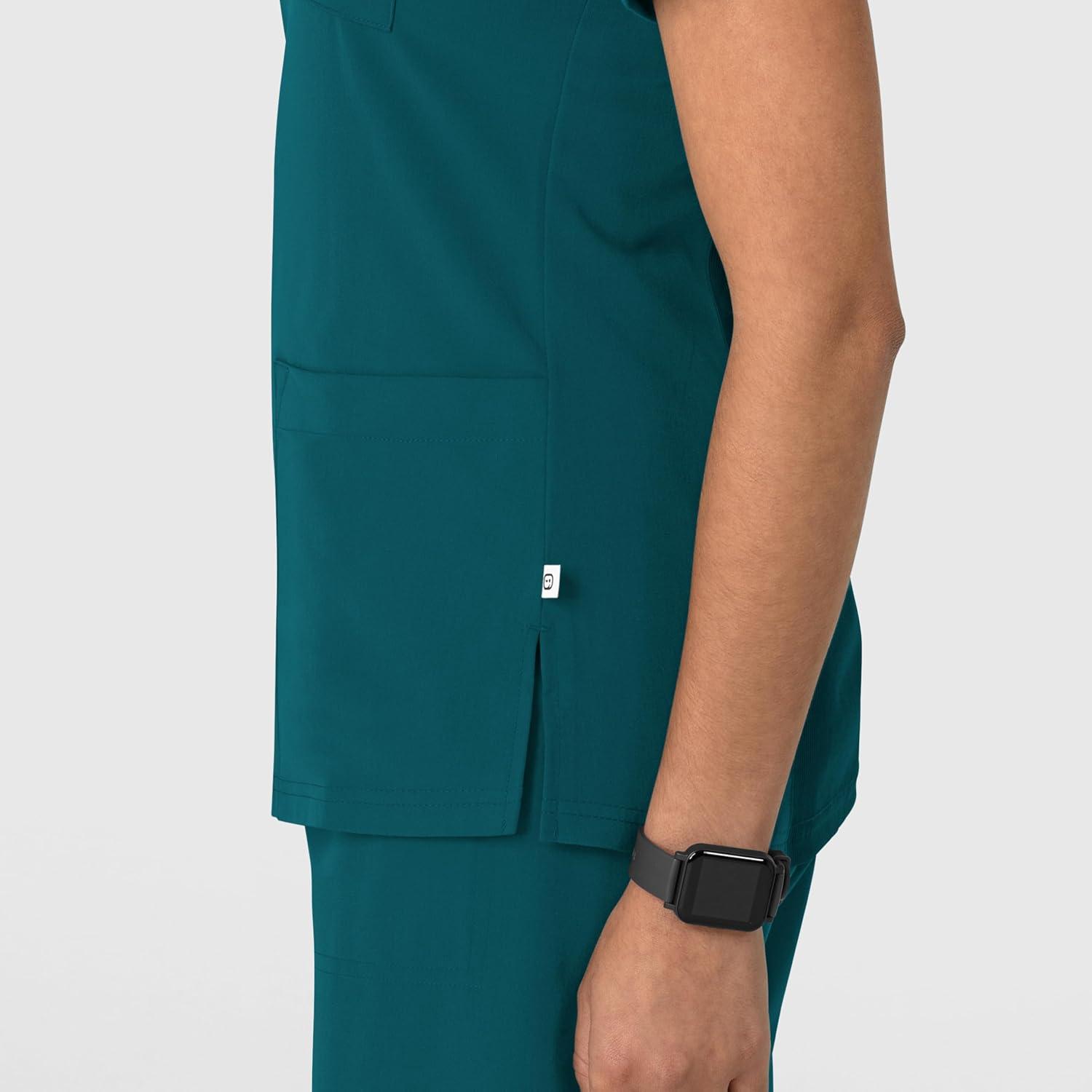 imageWink Womens Womens FlexnReach VNeck Scrub TopCaribbean