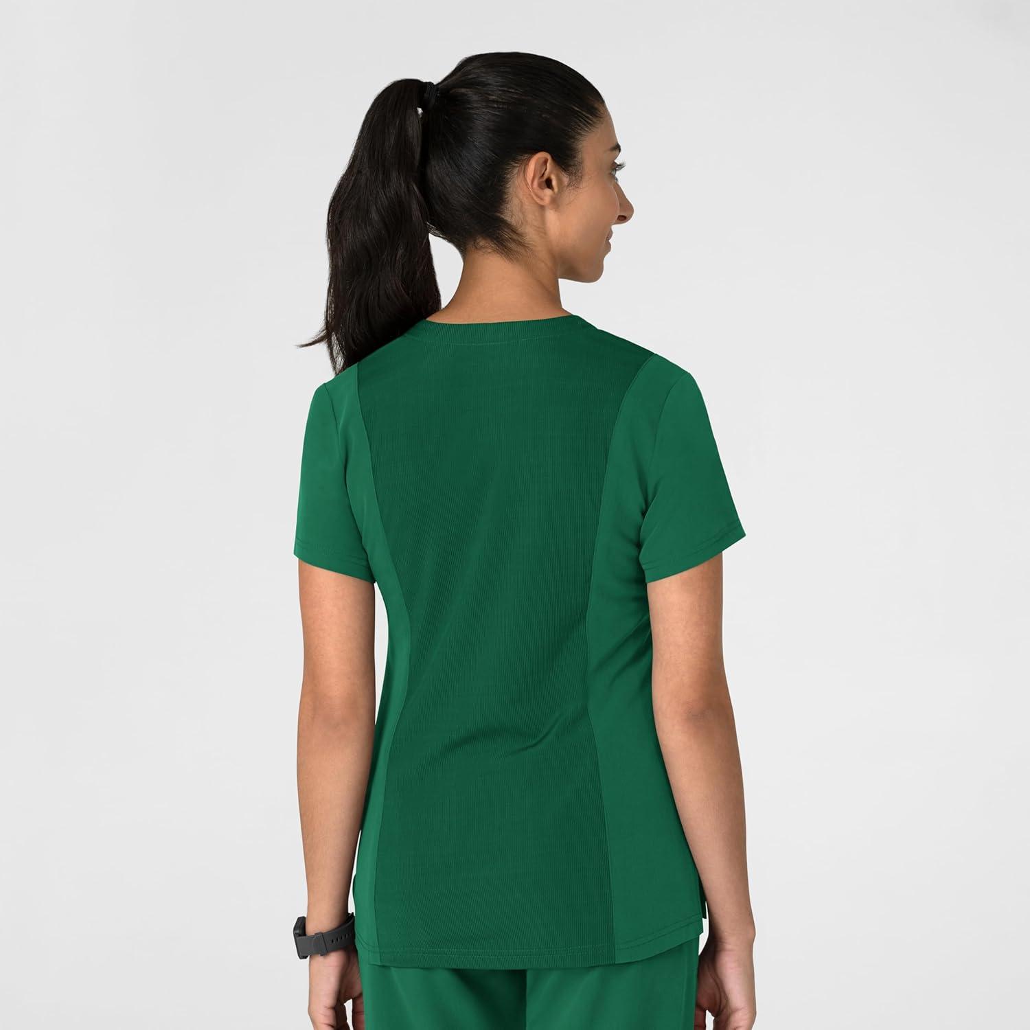 imageWink Womens Womens FlexnReach VNeck Scrub TopHunter