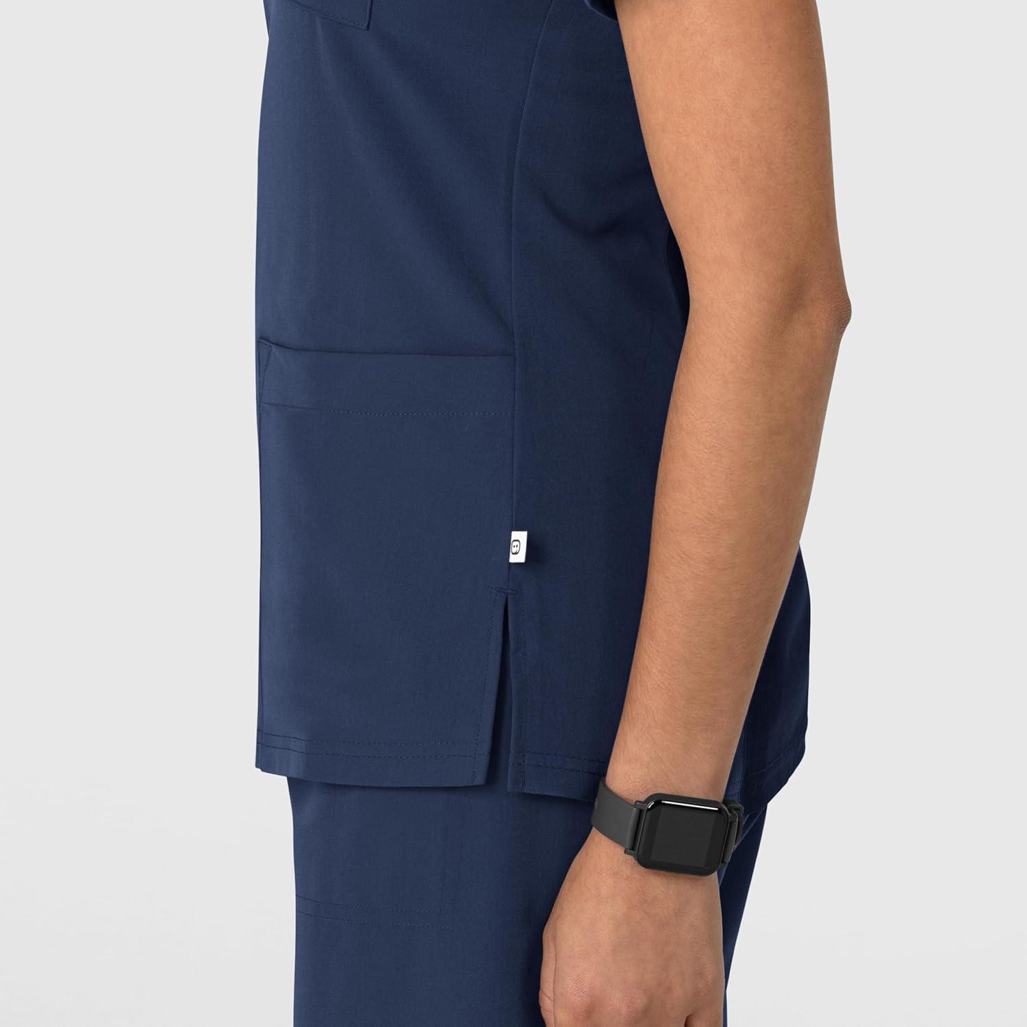 imageWink Womens Womens FlexnReach VNeck Scrub TopNavy