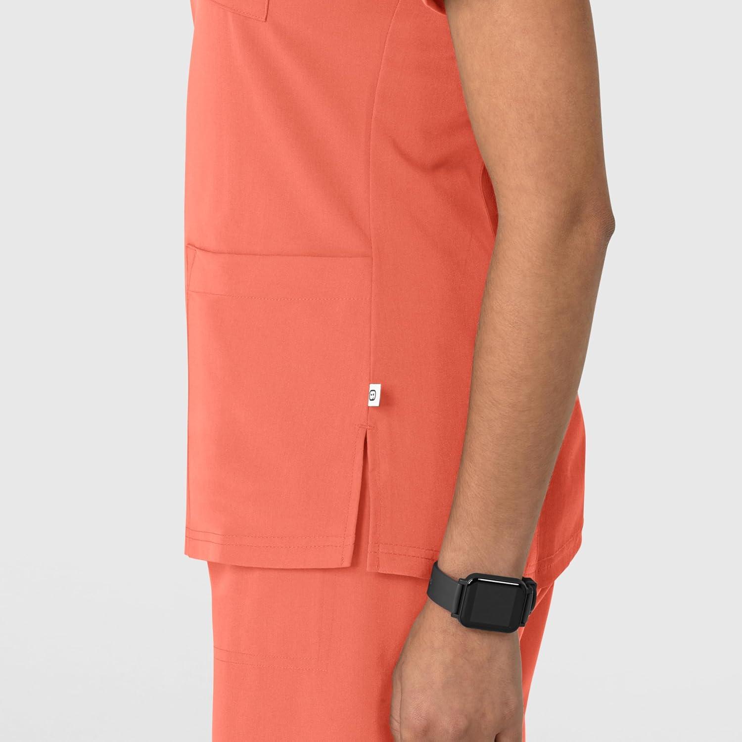 imageWink Womens Womens FlexnReach VNeck Scrub TopSugar Coral