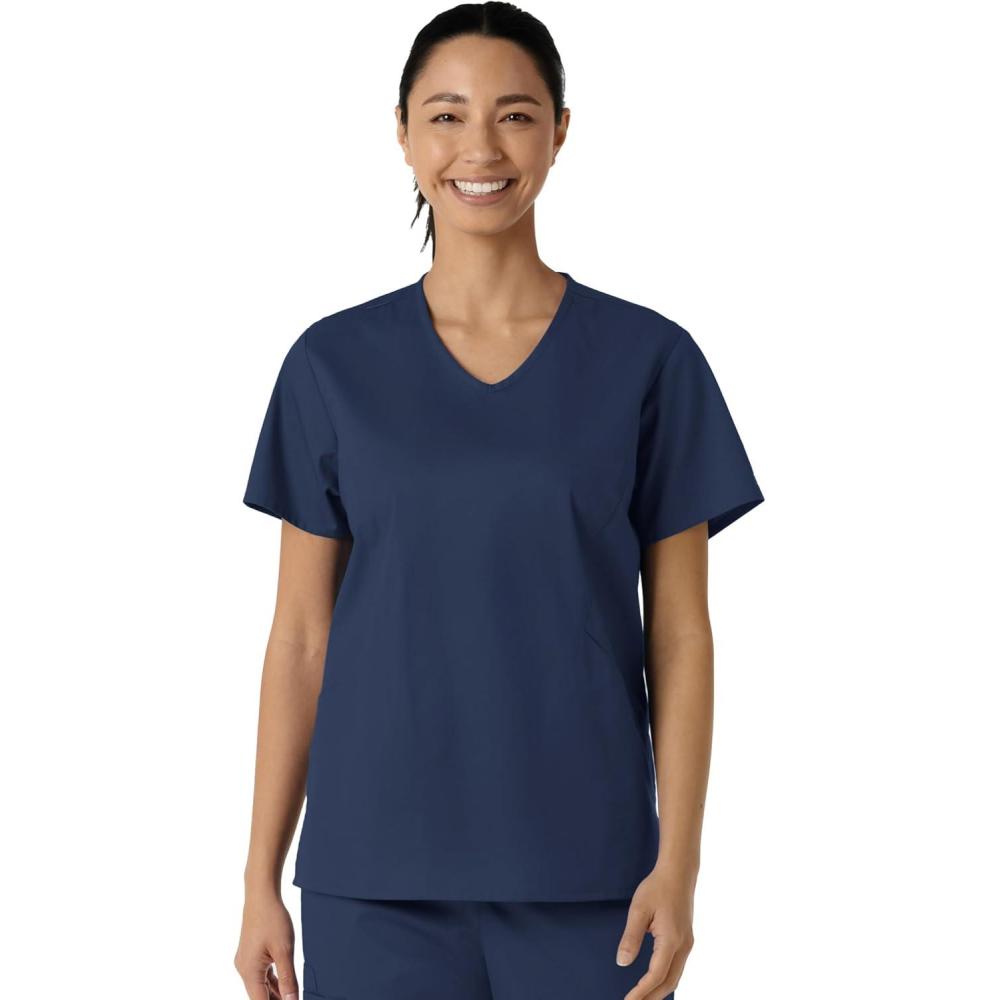 imageWINK Womens Scrub TopNavy