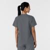WINK Womens Scrub Top(Pewter)