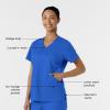 WINK Womens Scrub Top(Royal)