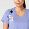 Wink Boundless Women’s 2-Pocket V-Neck Scrub Top – Ceil Blue, 4X