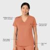 Wink Boundless Women’s Tuck-in Scrub Top – Terracotta, L
