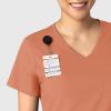 Wink Boundless Women’s Tuck-in Scrub Top – Terracotta, L