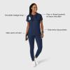 Wink Knit Women’s Flex-n-Reach Crew Neck Scrub Top – Navy, S