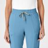 Wink Scrubs for Women, Renew, High-Waist Slim-Leg Pants with Drawstring and 5 Pockets(Bay Blue)