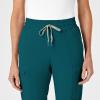 Wink Scrubs for Women, Renew, High-Waist Slim-Leg Pants with Drawstring and 5 Pockets(Caribbean Blue)