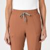 Wink Scrubs for Women, Renew, High-Waist Slim-Leg Pants with Drawstring and 5 Pockets(Clay)