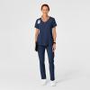 Wink Scrubs for Women, Renew, High-Waist Slim-Leg Pants with Drawstring and 5 Pockets(Navy)
