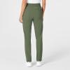Wink Scrubs for Women, Renew, High-Waist Slim-Leg Pants with Drawstring and 5 Pockets(Olive)