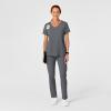 Wink Scrubs for Women, Renew, High-Waist Slim-Leg Pants with Drawstring and 5 Pockets(Pewter)