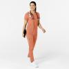 Wink W123 Women’s Flex-n-Reach V-Neck Scrub Top – Terracotta, M
