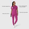 Wink Womens Scrub Top(Raspberry)