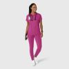 Wink Womens Scrub Top(Raspberry)
