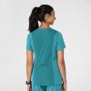 Wink Women’s Women’s Flex-n-Reach V-Neck Scrub Top(Teal Blue)