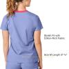 WonderWink Women’s Wonderflex Verity Scrub Top, Ceil Blue, Medium