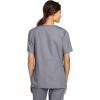 WonderWink womens Origins Bravo V-Neck Top, Pewter, X-Small