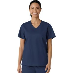 WINK Womens Scrub Top(Navy)