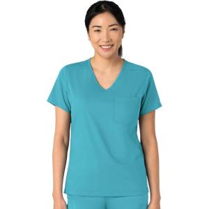 Wink Boundless Women’s Tuck-in Scrub Top – Teal, 2X