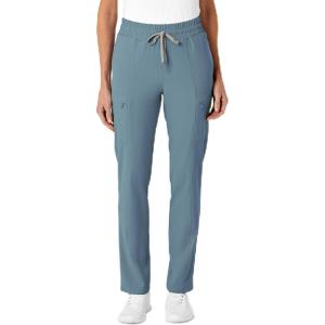Wink Scrubs for Women, Renew, High-Waist Slim-Leg Pants with Drawstring and 5 Pockets(Elemental Blue)