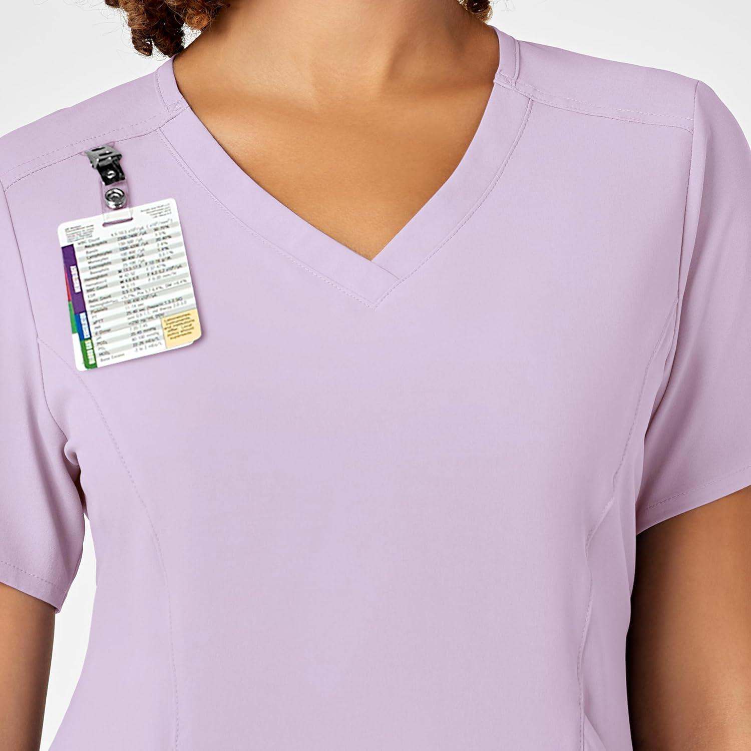 imageWINK Womens Scrub TopPastel Lilac