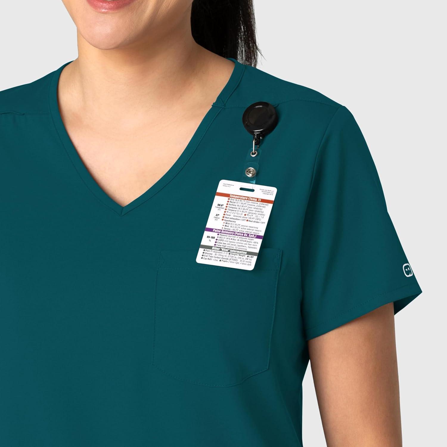 imageWink Womens Scrub TopCaribbean Blue