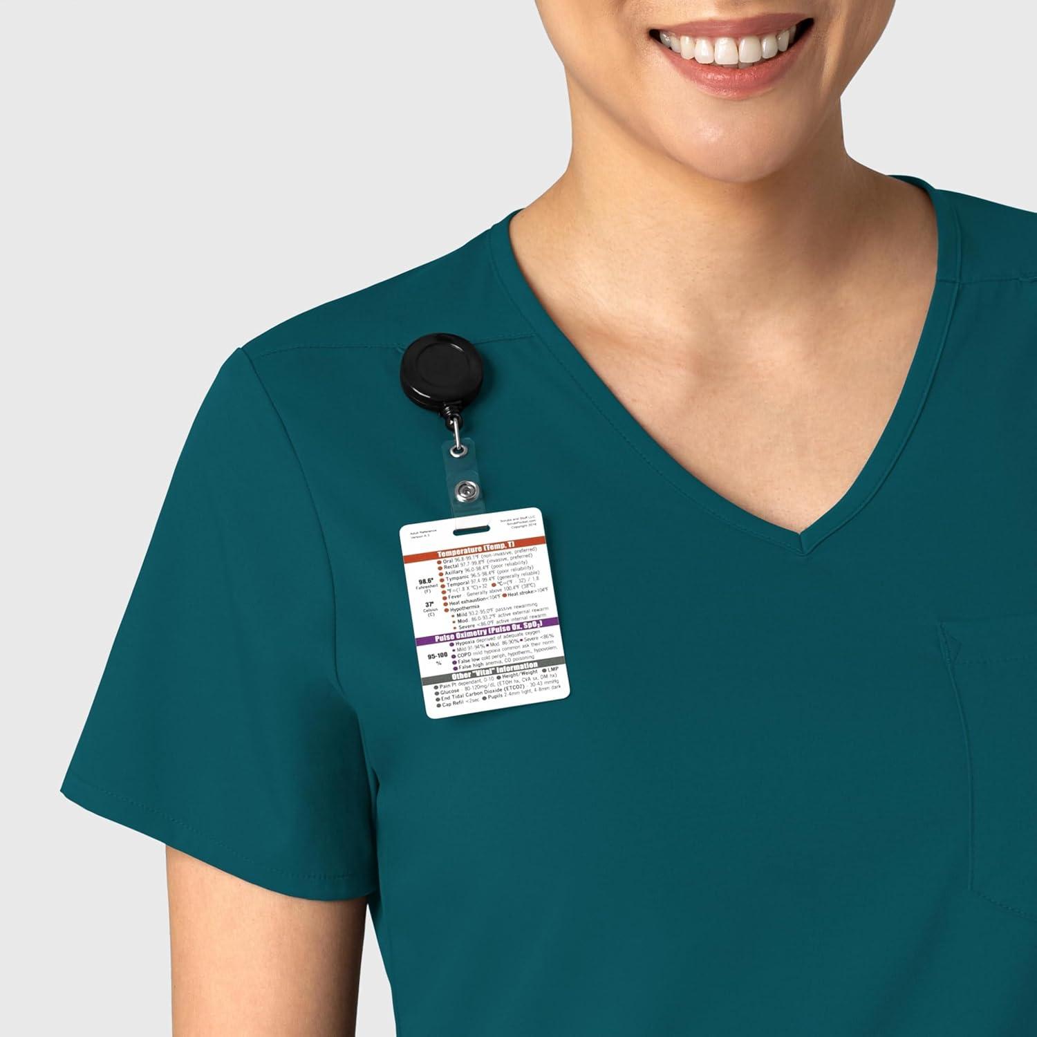 imageWink Womens Scrub TopCaribbean Blue