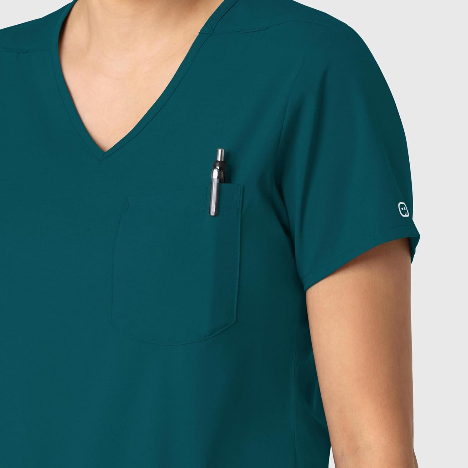 imageWink Womens Scrub TopCaribbean Blue