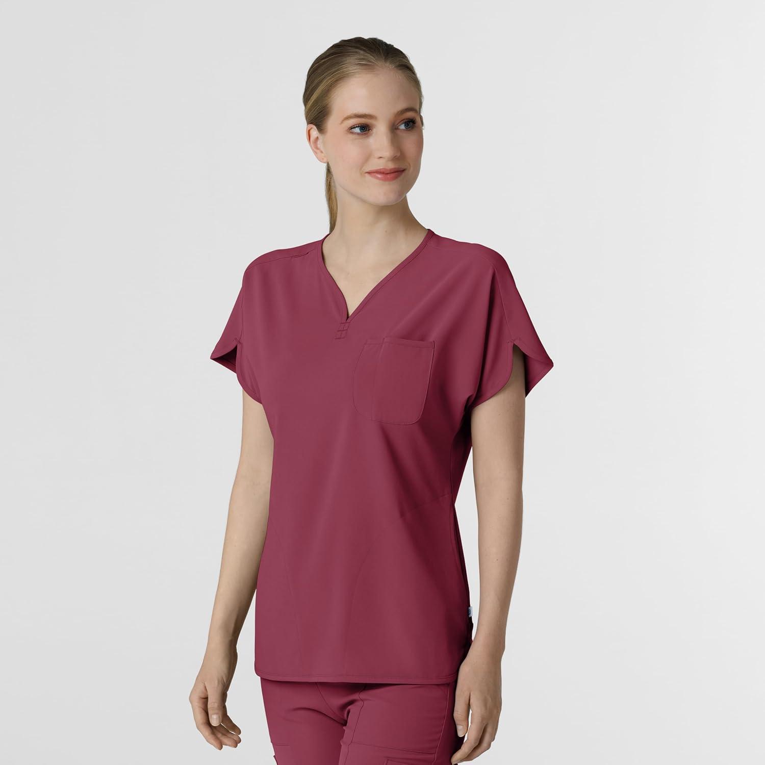 imageWink Womens Scrub TopCarnation