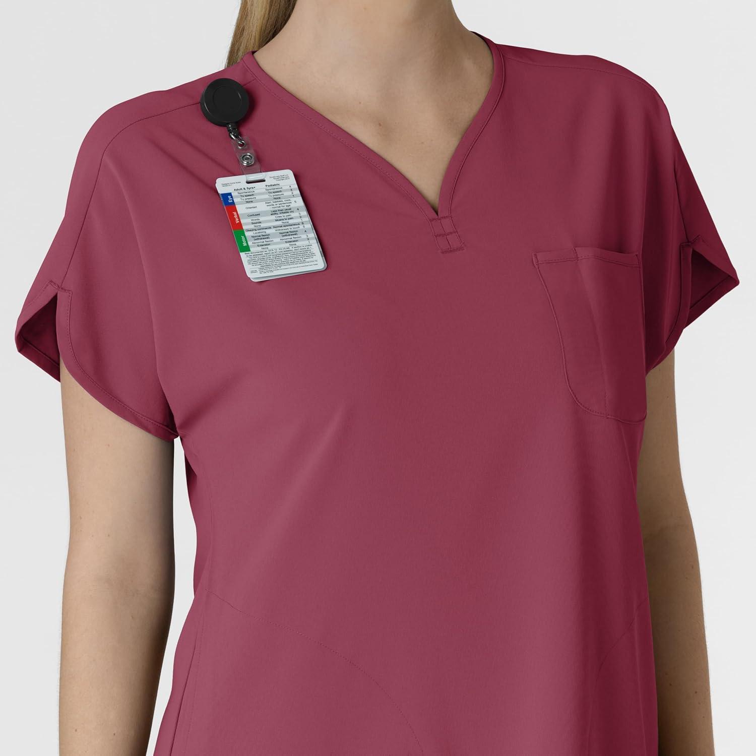 imageWink Womens Scrub TopCarnation