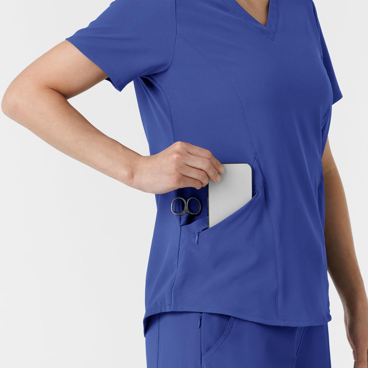 imageWink Womens Scrub TopGalaxy Blue