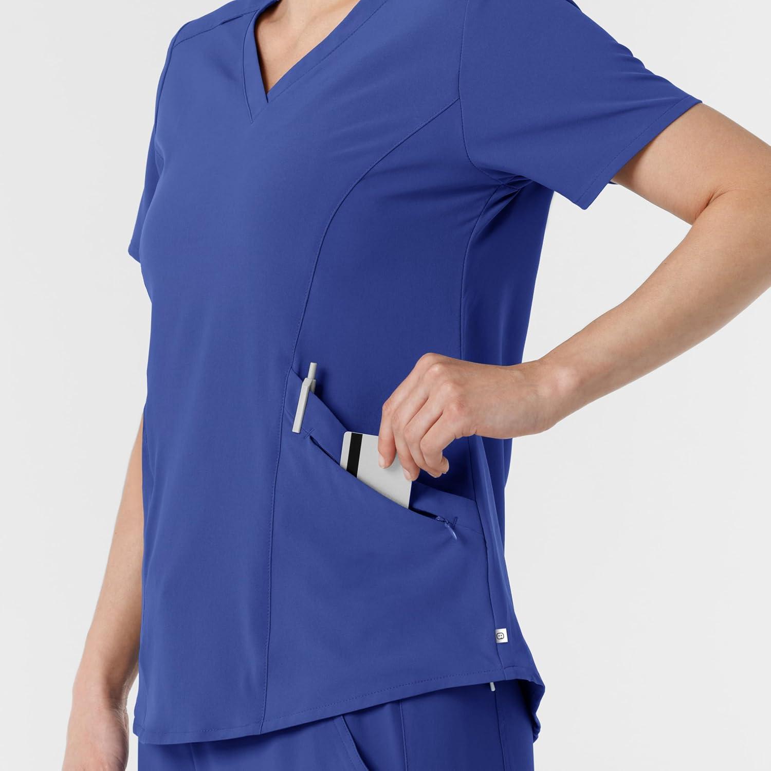 imageWink Womens Scrub TopGalaxy Blue