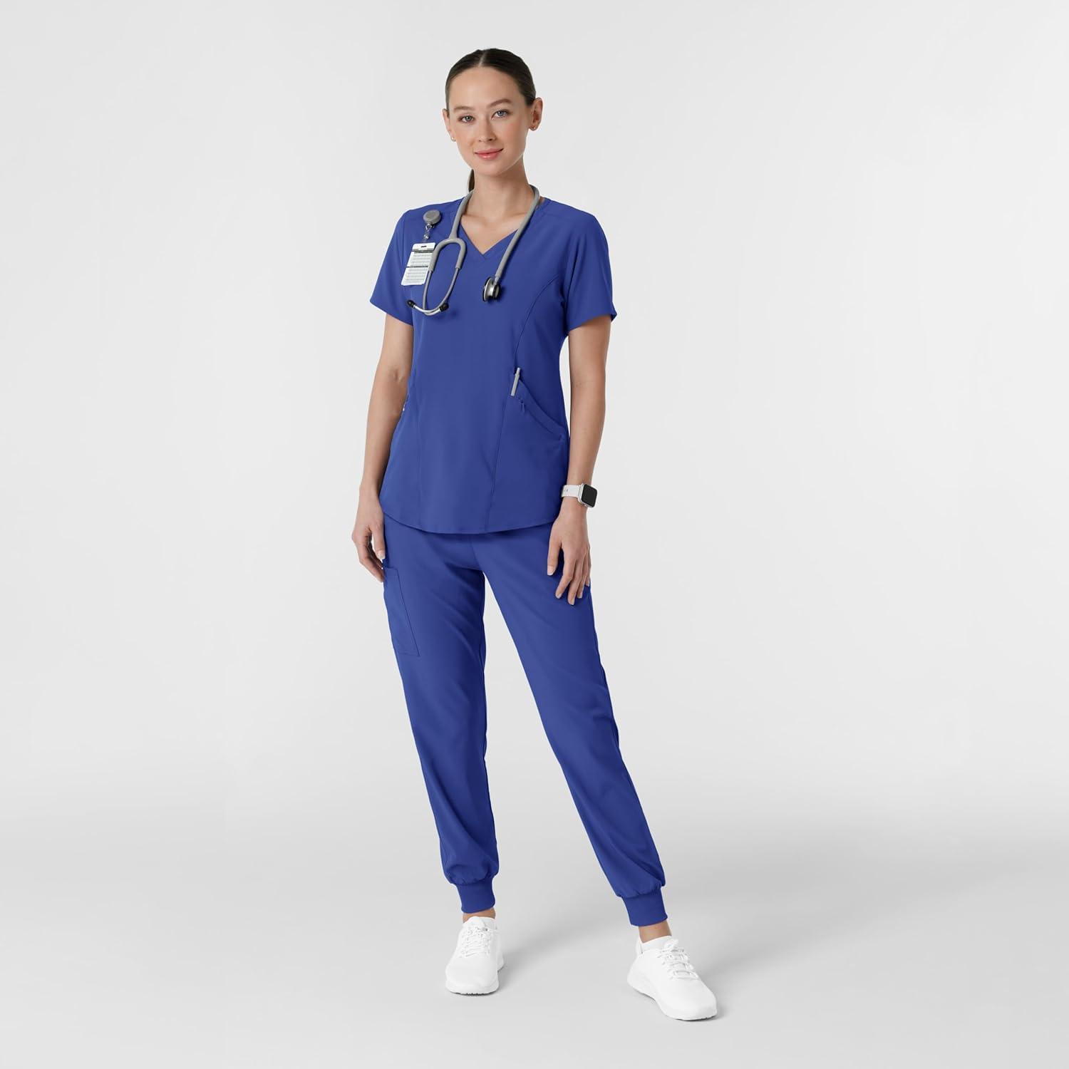 imageWink Womens Scrub TopGalaxy Blue