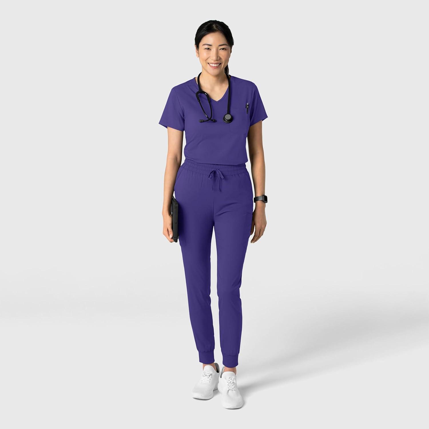 imageWink Womens Scrub TopGrape