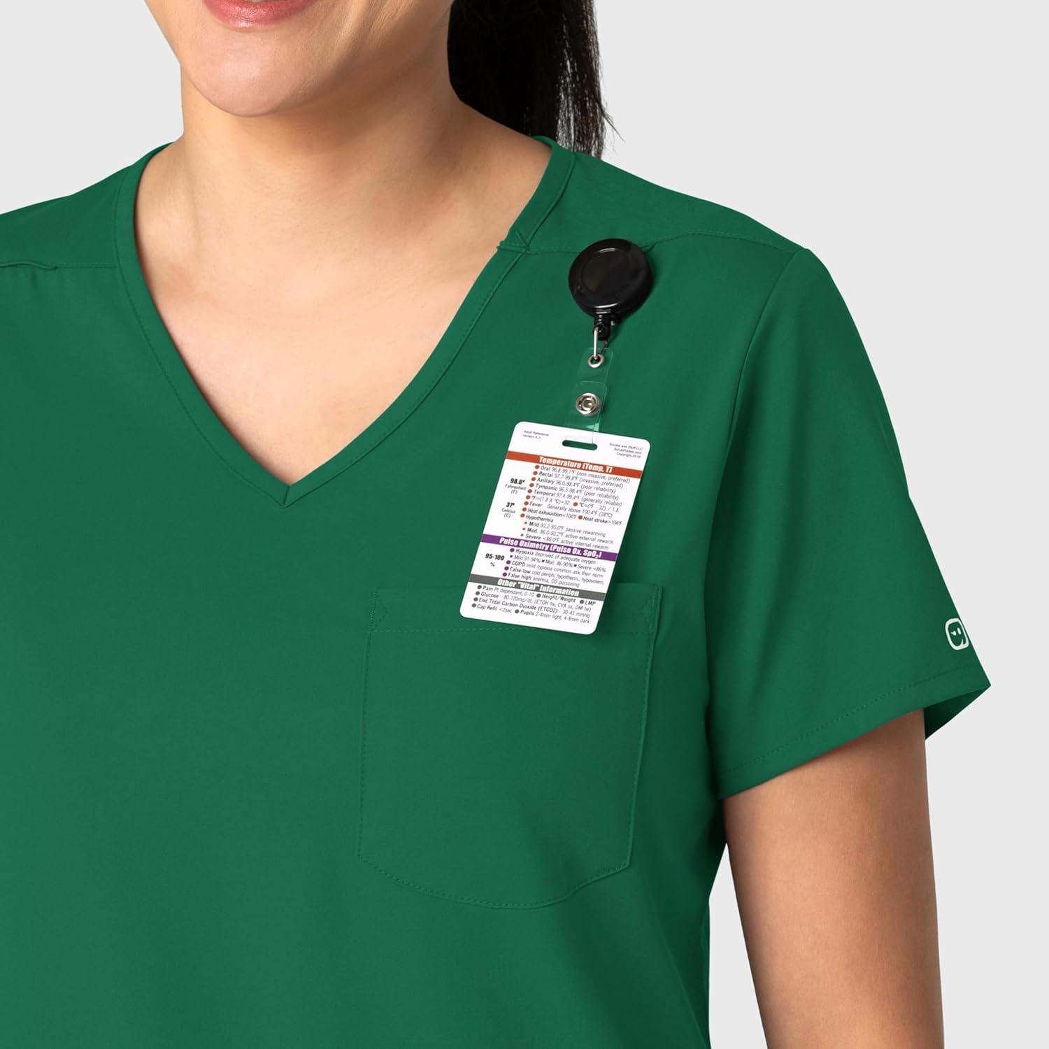 imageWink Womens Scrub TopHunter
