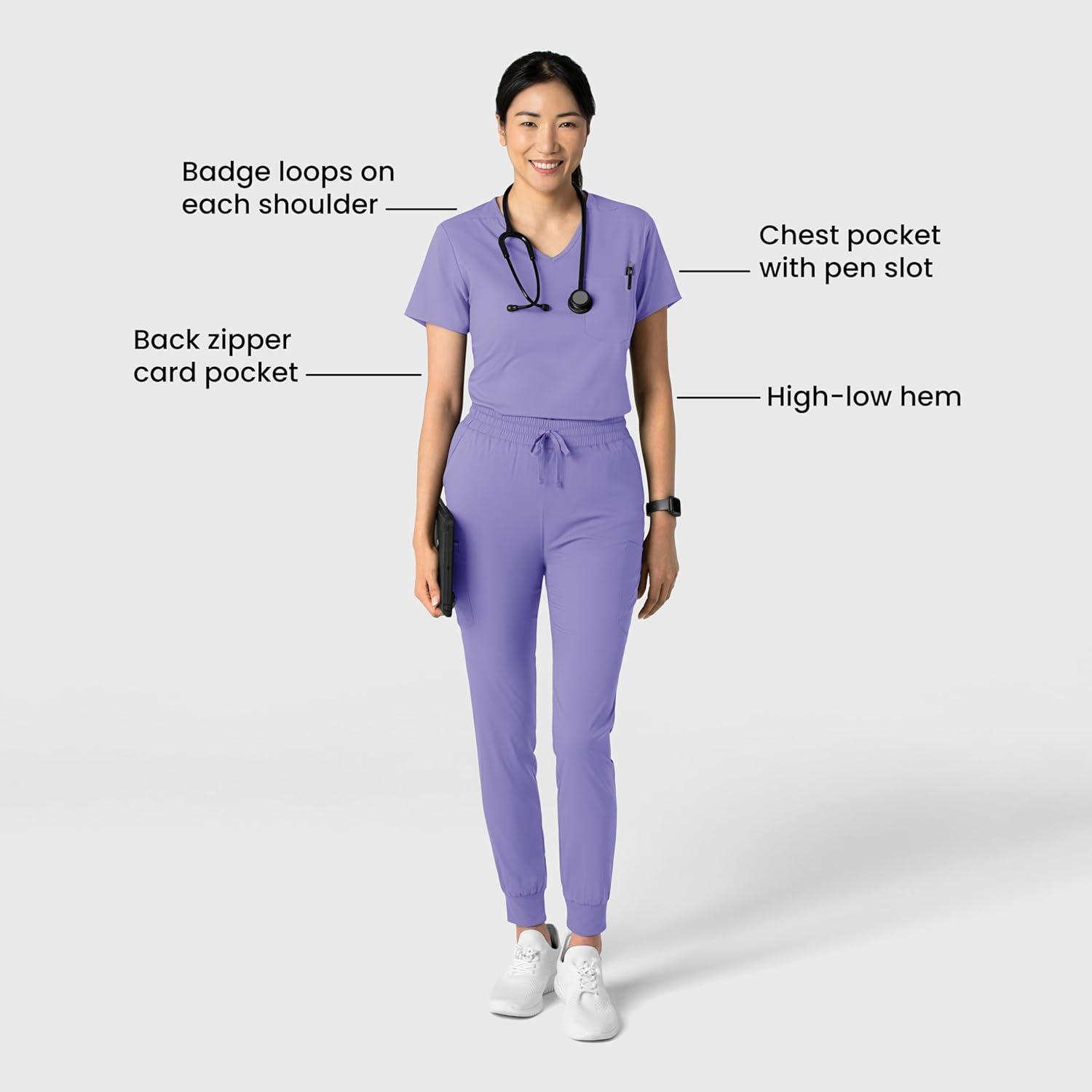 imageWink Womens Scrub TopIris Purple
