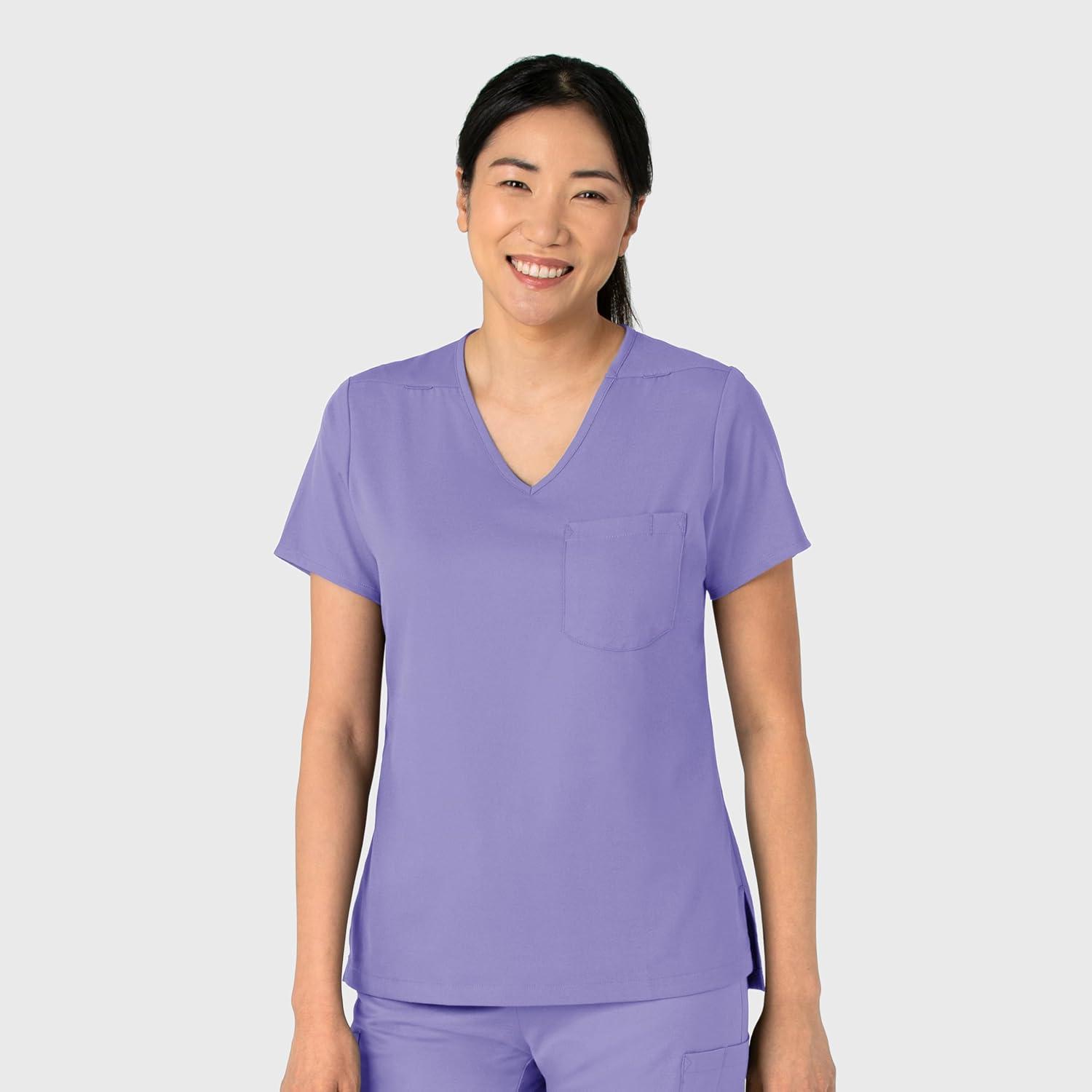 imageWink Womens Scrub TopIris Purple