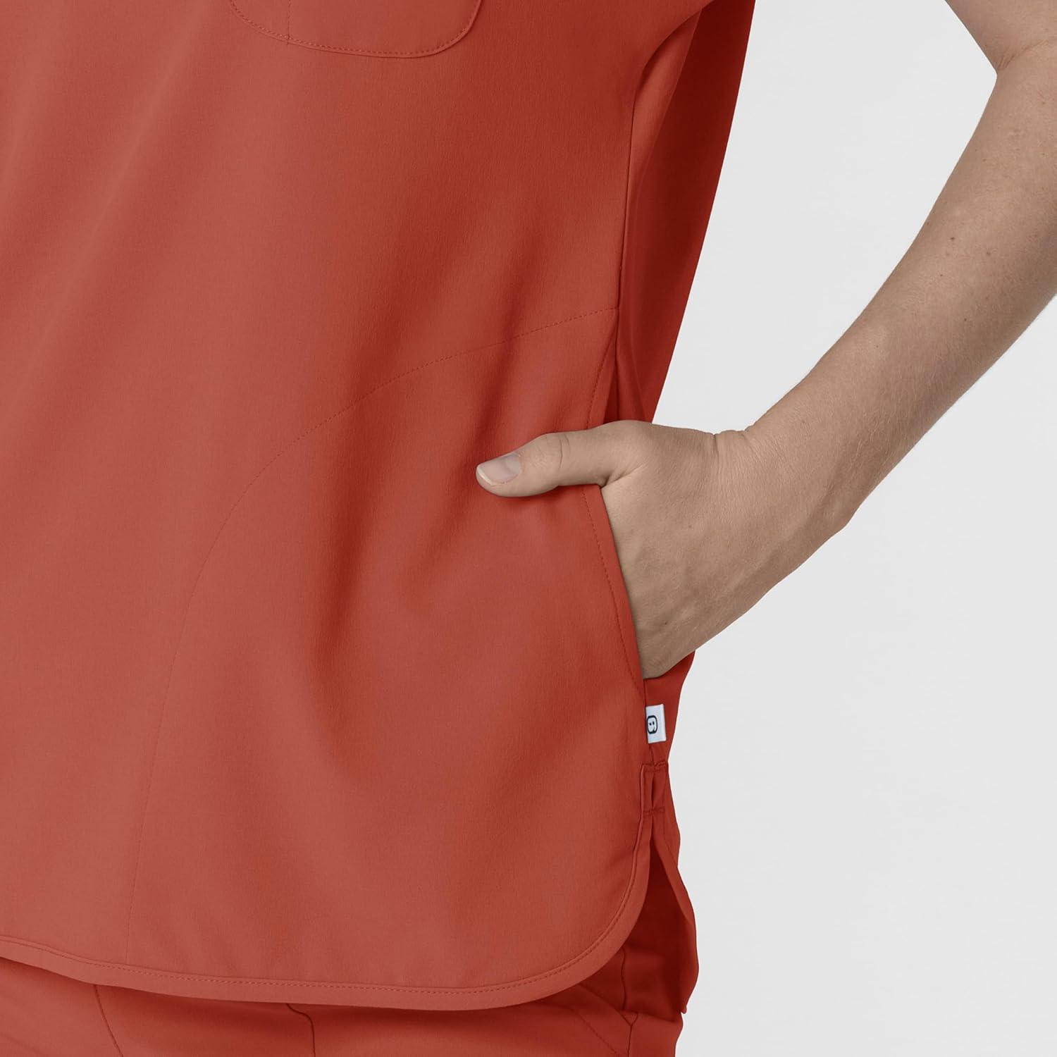 imageWink Womens Scrub TopMineral Red