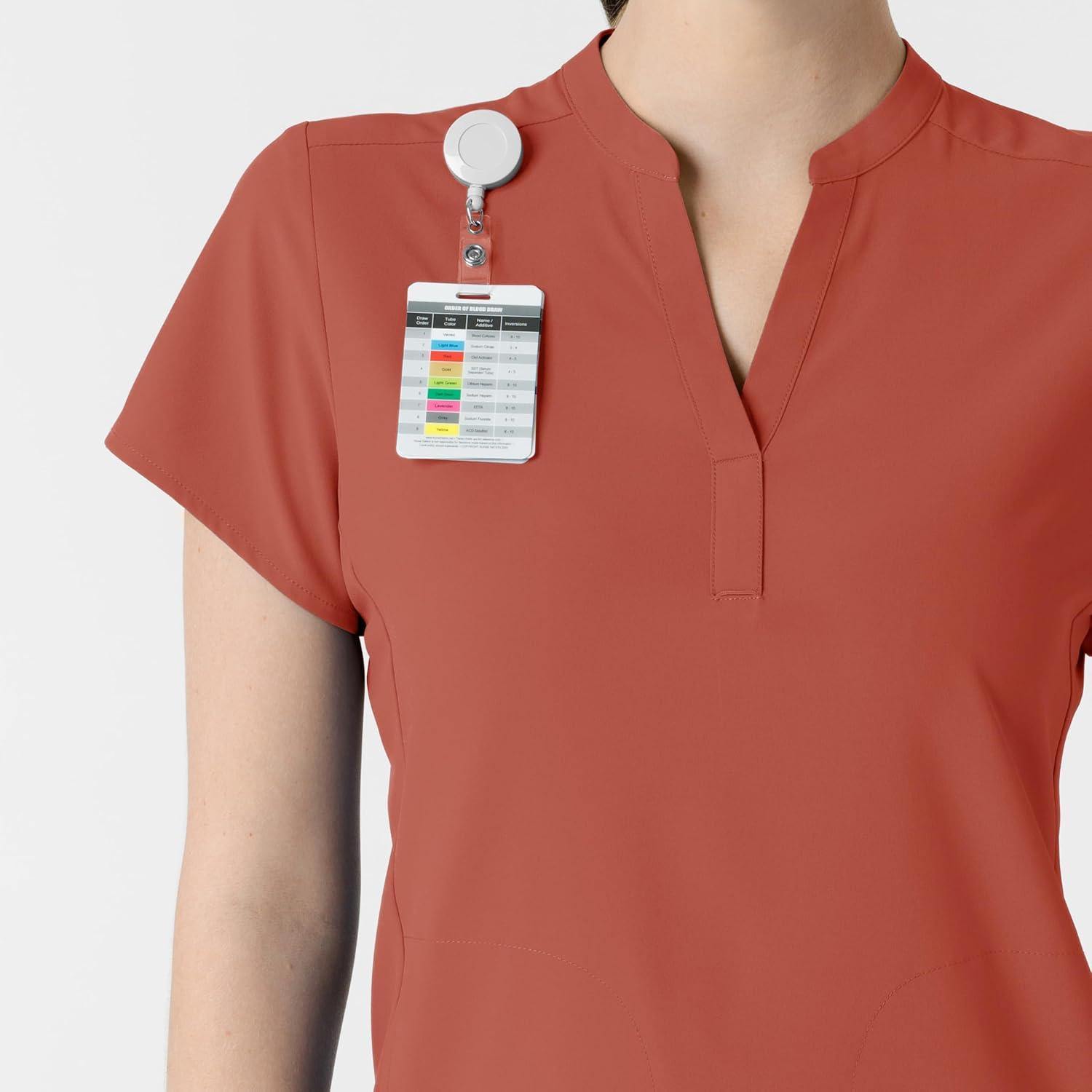 imageWink Womens Scrub TopMineral Red