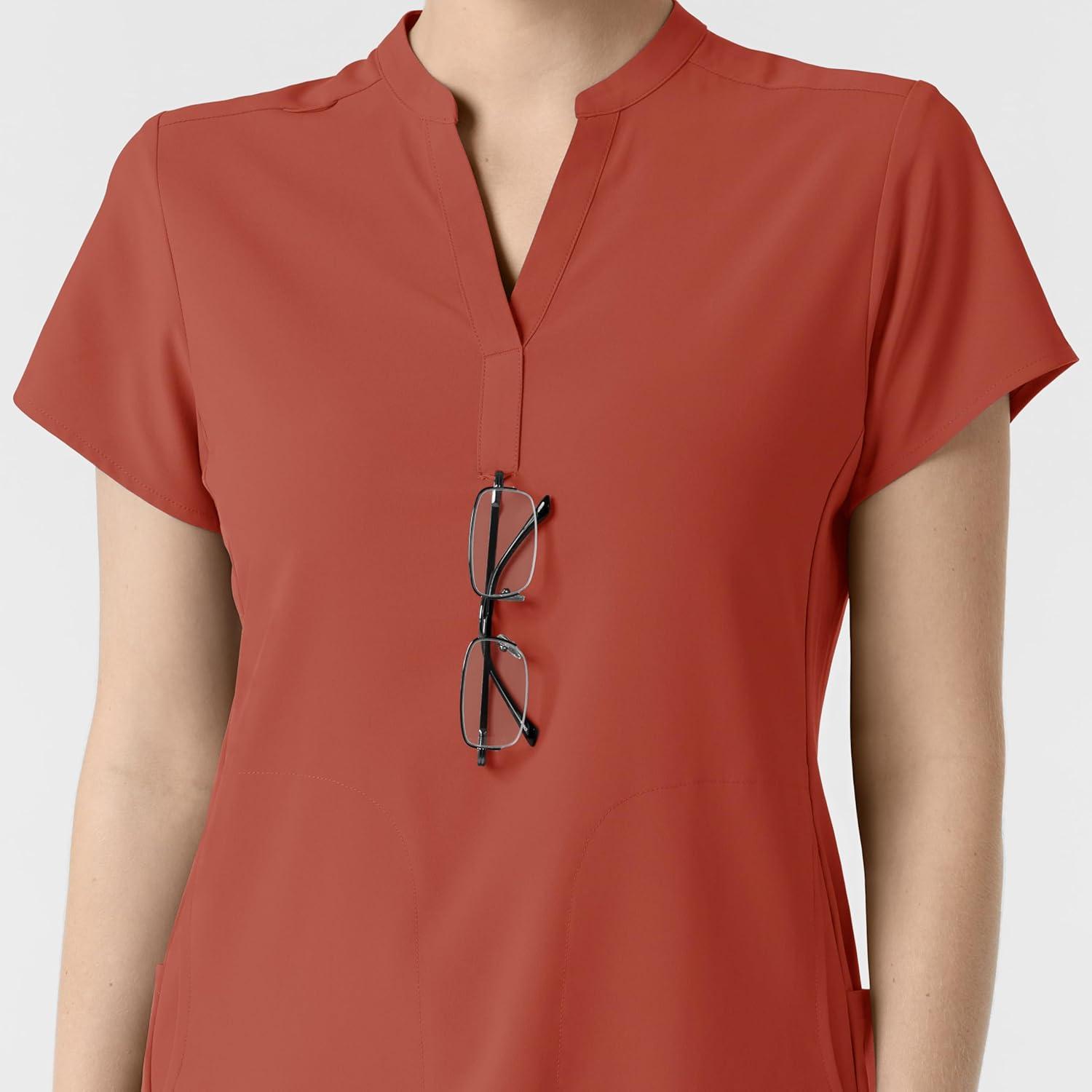 imageWink Womens Scrub TopMineral Red
